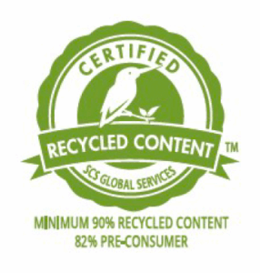 Badge: Certified Recycled Content